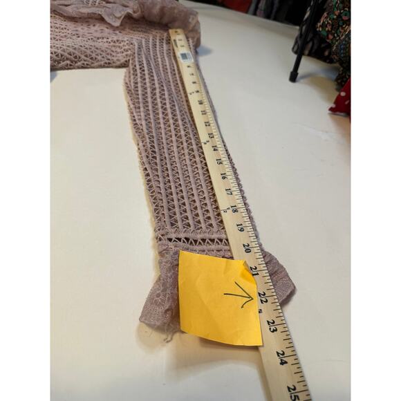 Beulah Poets Lace Blouse Medium – Romantic Victorian Ruffle Peplum Cottagecore - Picture 8 of 9